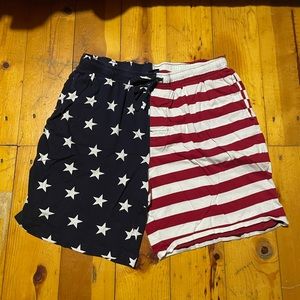 American Flag Sweat Shorts